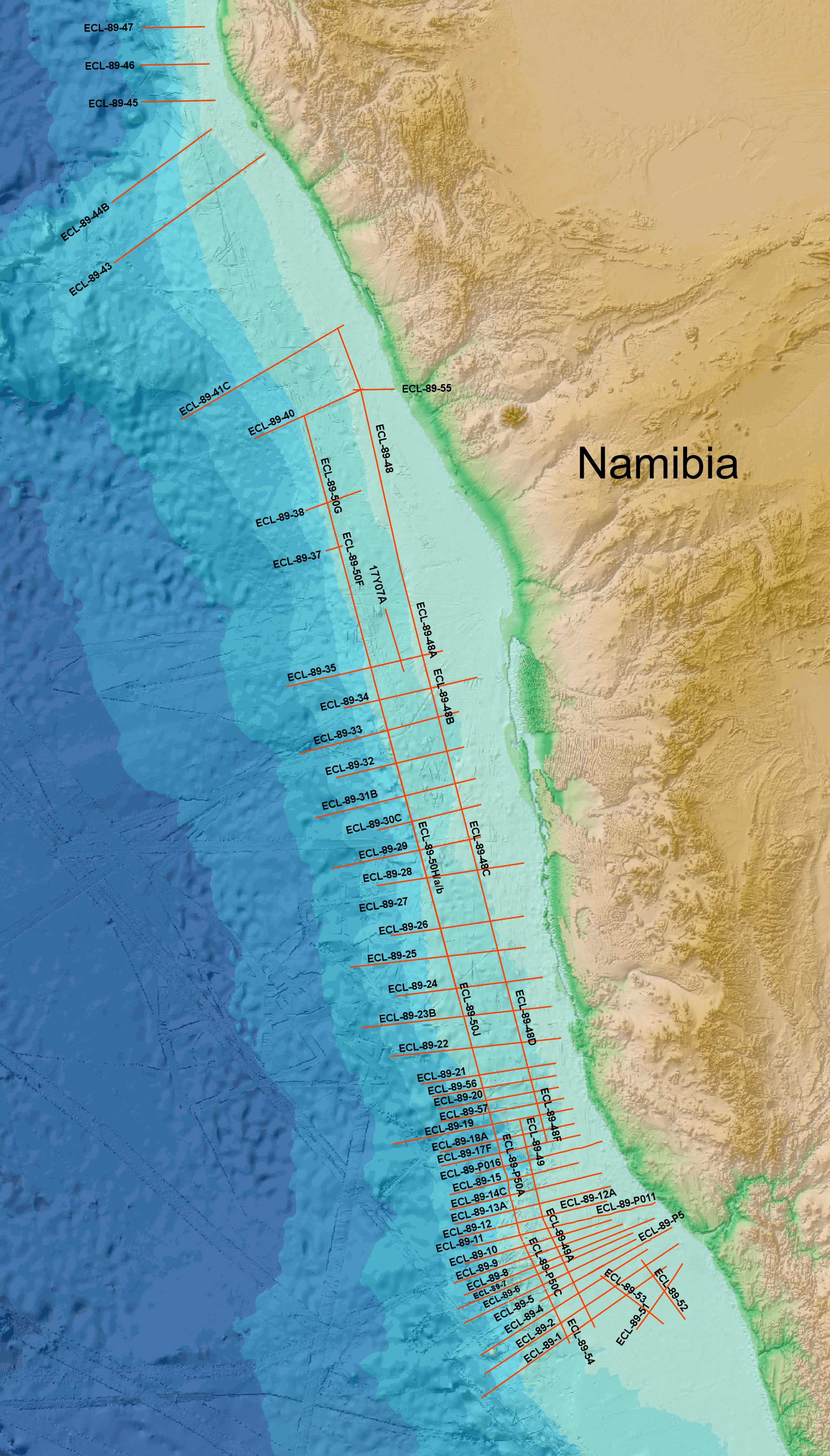 Namibia Offshore seismic project