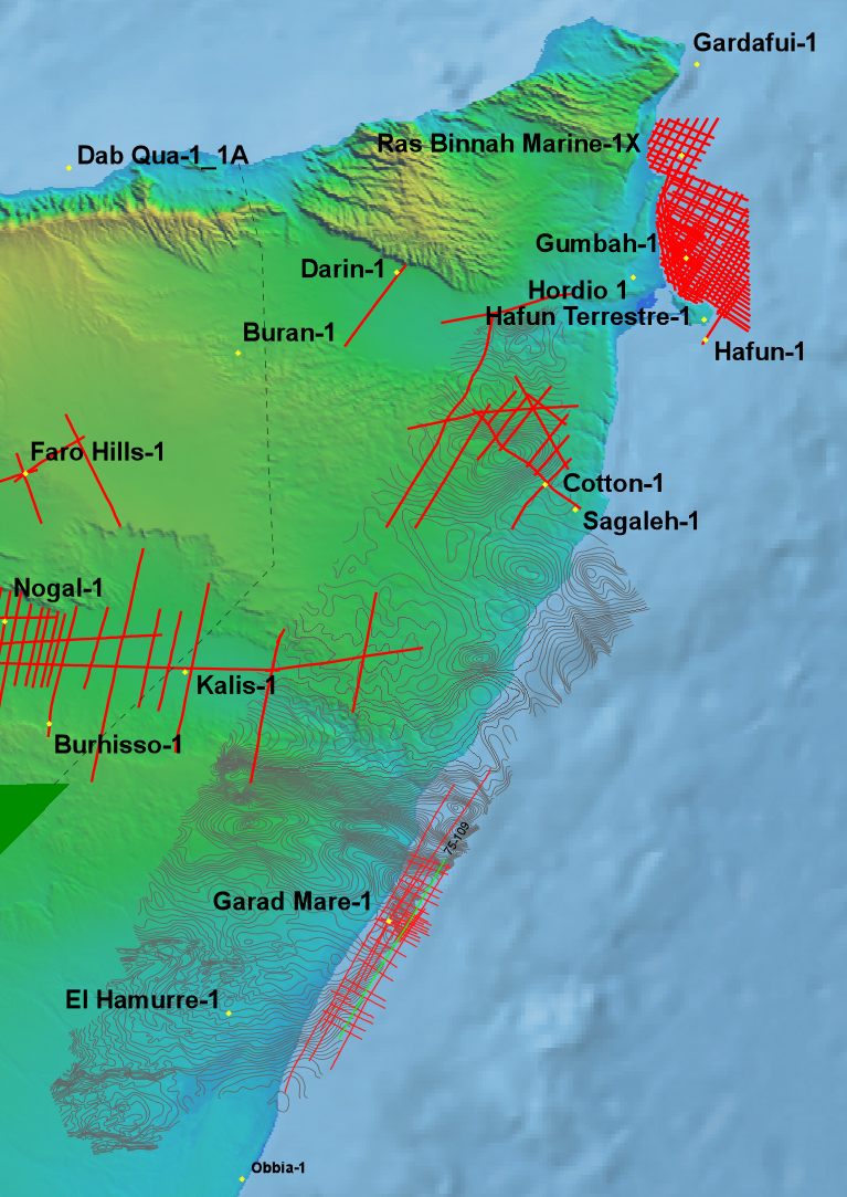 Map showing GEMS and surroundings aeromag coverage.
